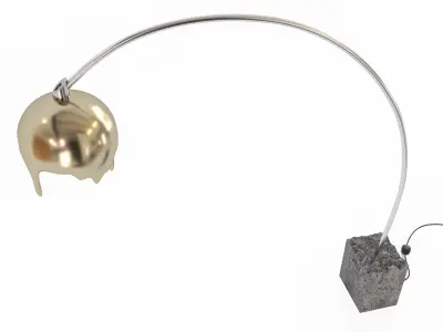 Floor lamp Candy Curve 3D model