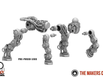 Centaur Knight Conversion Kit - Chassis only 3D print model