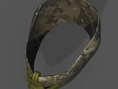 Helmet scifi gas mask helmet protection scifi  Low-poly 3D model