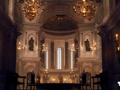 Baroque Cathedral Environment Low-poly 3D model