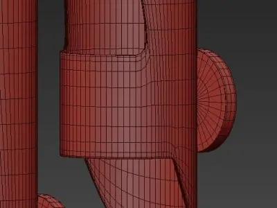 PVC luminaire wall lamp 3D model