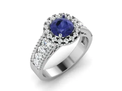 Engagement Wedding Ring 3dm Render Detail  3D print model get
