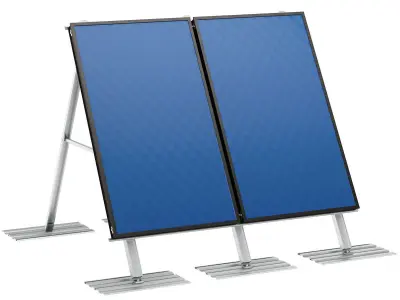 Solar panels auroTHERM classic Vaillant 3D model