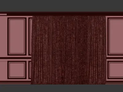Curtain Set 238 3D model