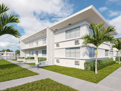 Multi Family House in Miami Beach - Florida 3D model