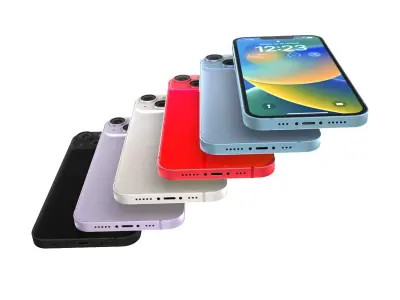 iPhone14 Full Colors 3D model