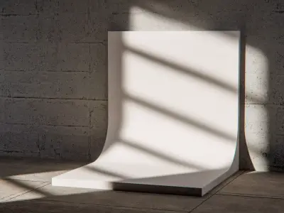 Industrial Solitude Product Display Studio 3D model