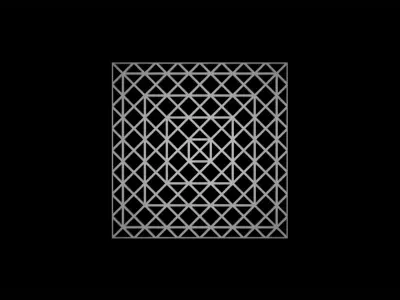 Steel Grating Flooring Low-poly 3D model