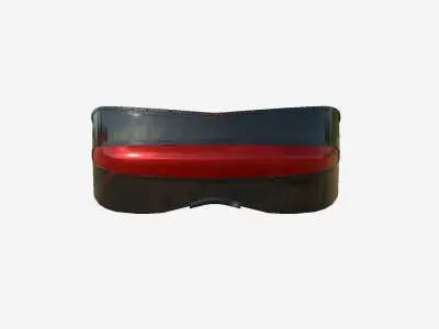 SciFi Glasses I01 Black Red - Character Design Fashion Low-poly 3D model