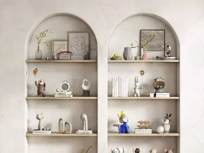 WABI SABI STYLE 3D MODELS DECOR SETS 0033 3D model