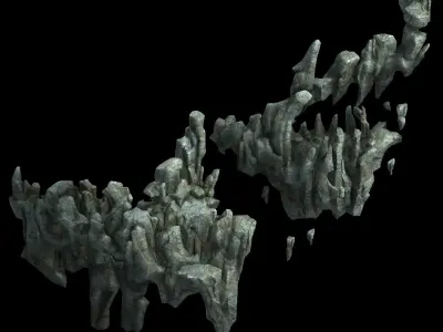 Magic Palace - mountain gravel 11 3D model