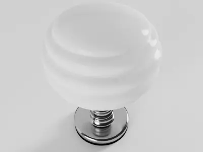 Retro Table Lamp 3D model