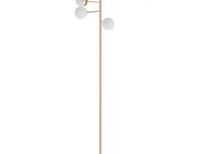 GOLDEN ELM FLOOR LAMP 3D model