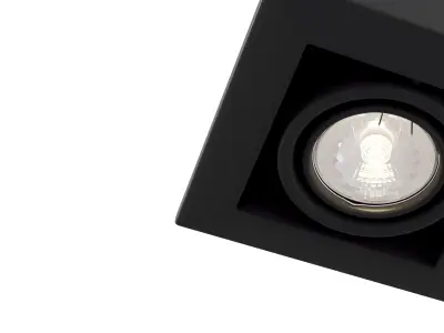 Downlight Metal Modern DL008-2-01-B Maytoni Technical Free 3D model