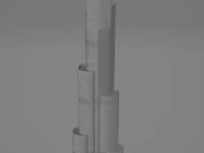 Burj Khalifa Model  Free 3D model