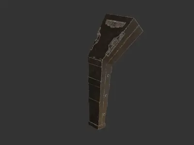 Handle sci-fi 001 Low-poly 3D model