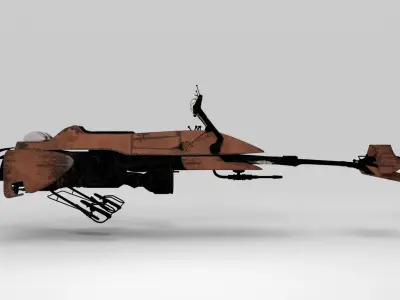 Star Wars - Speeder Bike 3D model