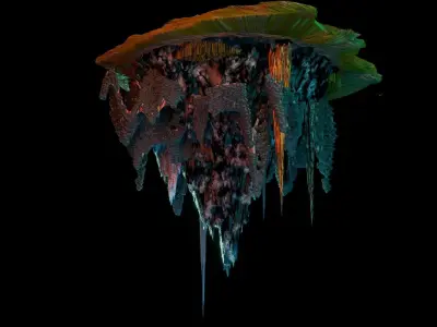 Floating Island  3D model