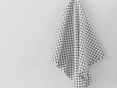 towels hq 3d model with textures  3D model