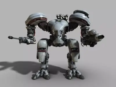 Robot science robot robot model in the future 3D model