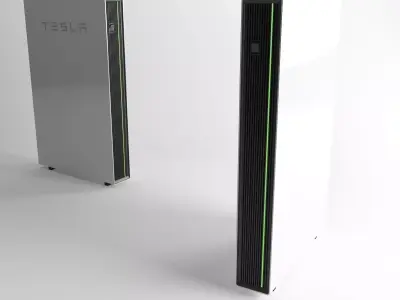 Tesla Powerwall house battery 3D model