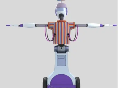 Server Bot-- FNAF Security Breach Low-poly 3D model