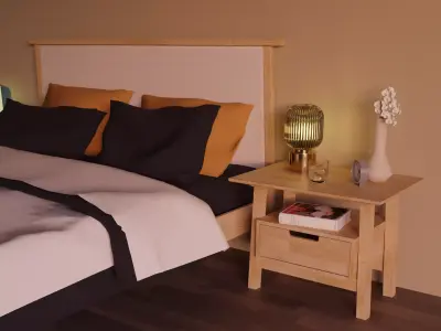 Table Lamp IKEA SOLKLINT 3D model