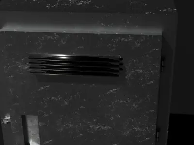 locker lockers - lockers Low-poly 3D model