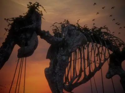 The Lost World Low-poly 3D model