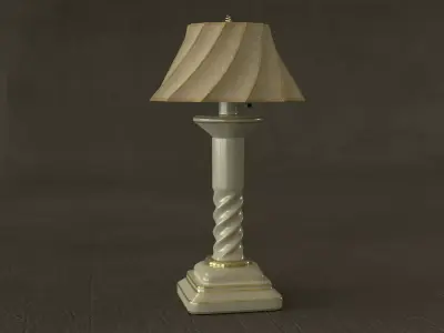 Screw Lamp Interior Prop 3D model