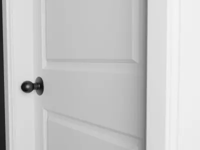 Farming House Style Doors And Windows Low-poly 3D model