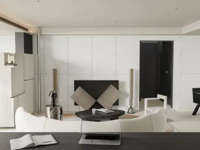 apartment interior scenes      3D model 5