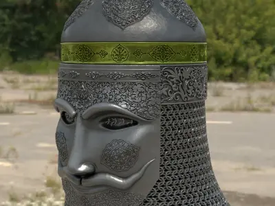 KIPCHAK WARIOR HELMET 3D print model