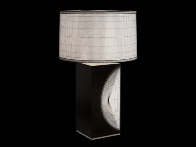 Half Moon Table Lamp 3D model
