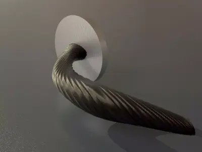 Parametric Door Handle  3D model