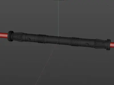 Darth Maul Lightsaber 3D model