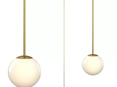 BRASS ARCHITECTURAL COLLECTION PENDANT 80 3D model