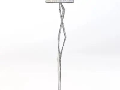 Hubbardton Forge Facet Floor Lamp 3D model