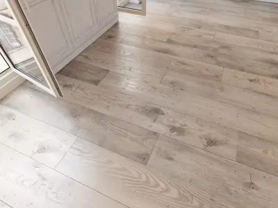 Wooden floor 22 WITHOUT PLUGINS 3D model