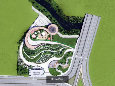 Modern Urban and Educational Landscape Architecture Pack