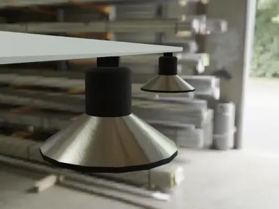 Industrial Lamps - Lights for Warehouse - Lampadas Low-poly 3D model