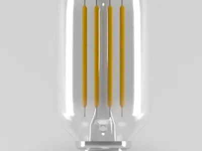 filament led light bulb 3D model