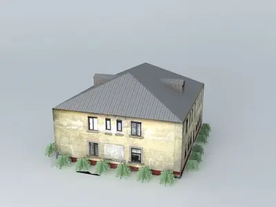 Riga Ieriku street 13 Free 3D model