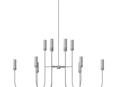 Moraine Chandelier 3D model