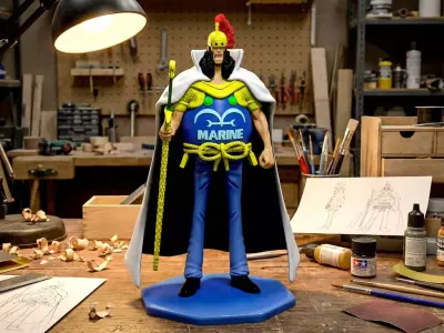 T Bone - Marine Vice Admiral - One piece 3D print model