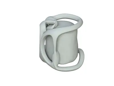 SciFi Shape Object Low Poly 235 Low-poly 3D model