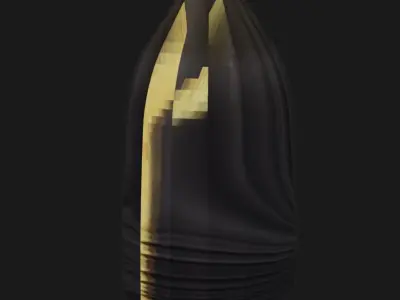 A Metallic Lamp 3D model