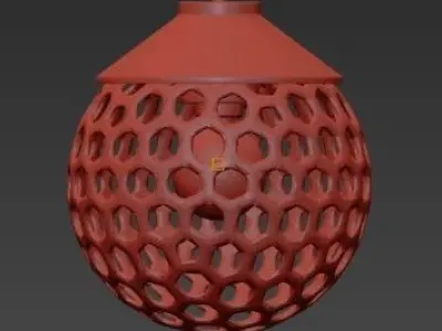 Pendant lamp 3D model 19