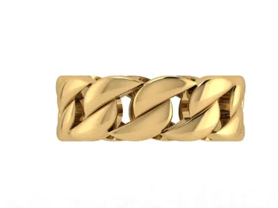 Cuba Chain Ring  3D print model