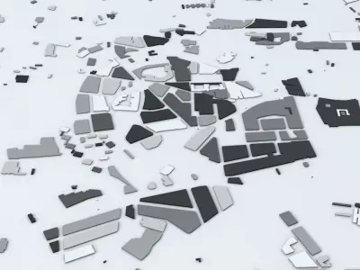 Malta Streets and Buildings 3D model